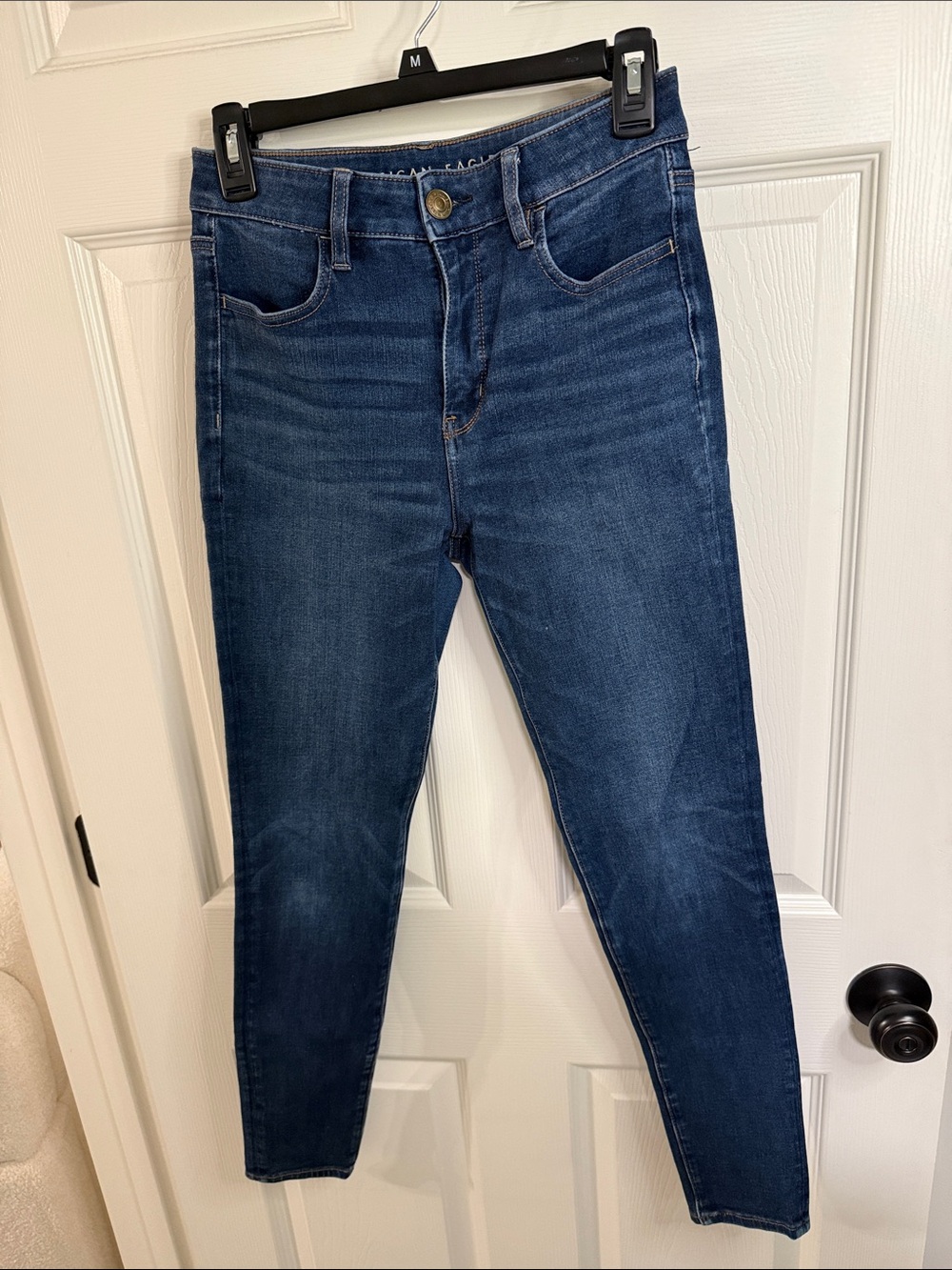 American Eagle Outfitters Dark Blue High-Rise Women’s Jeggings